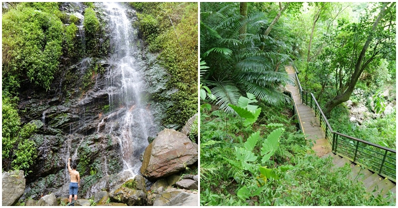 台東知本秘境景點 白玉瀑布～10分鐘可達的清幽瀑布，來知本溫泉與自然合一