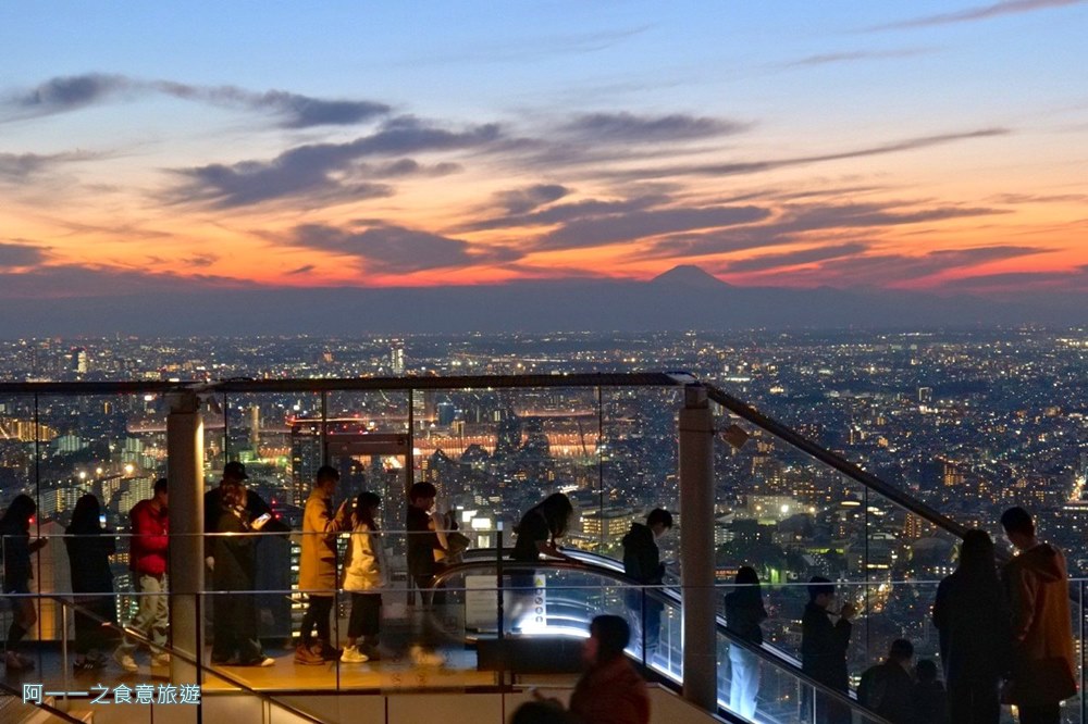 澀谷sky.東京展望台 富士山