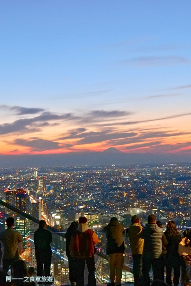 澀谷sky.東京展望台 富士山