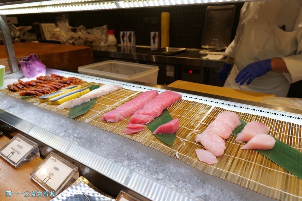 台北美福大飯店彩匯自助餐廳 生魚片吃到飽