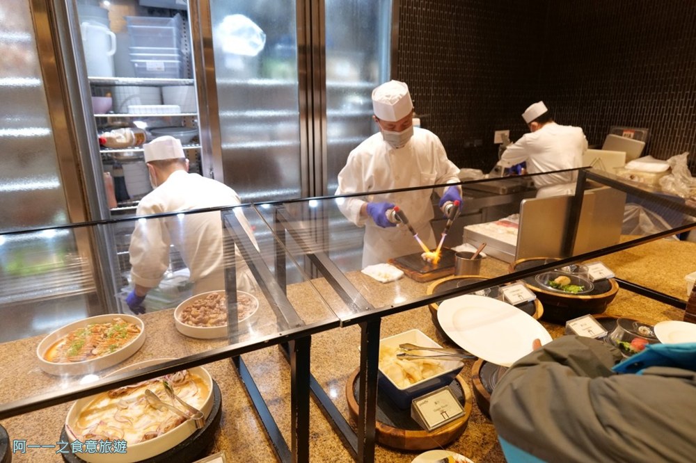 台北美福大飯店彩匯自助餐廳 握壽司吃到飽