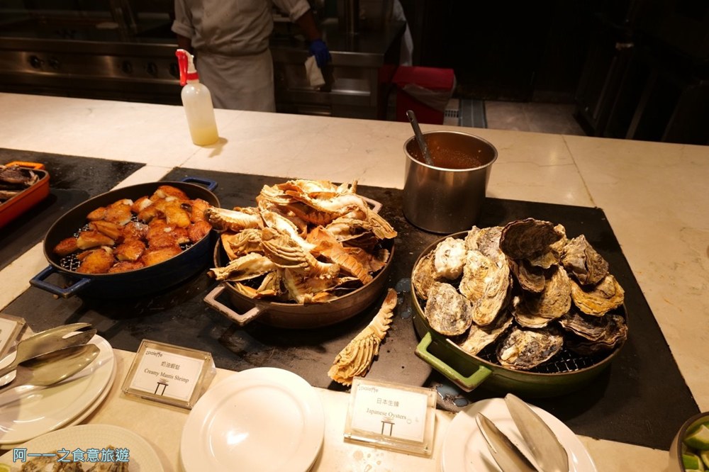 台北美福大飯店彩匯自助餐廳.烤生蠔吃到飽