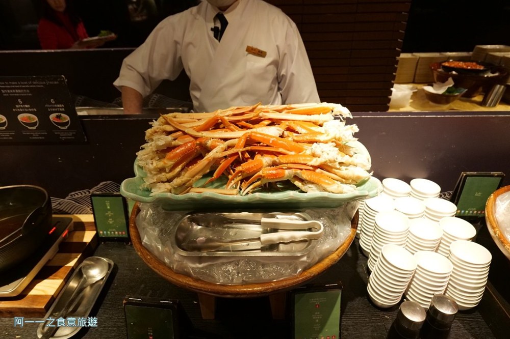 星野TOMAMU渡假村.Buffet.Dining.hal.松葉蟹海鮮吃到飽