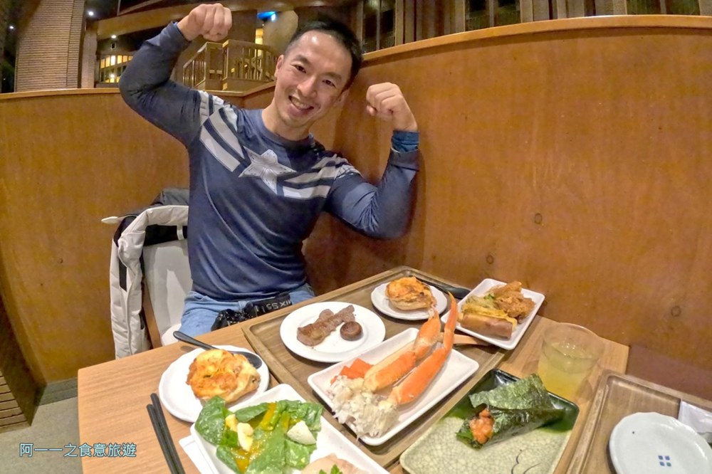 星野TOMAMU渡假村.Buffet.Dining.hal.螃蟹海鮮吃到飽