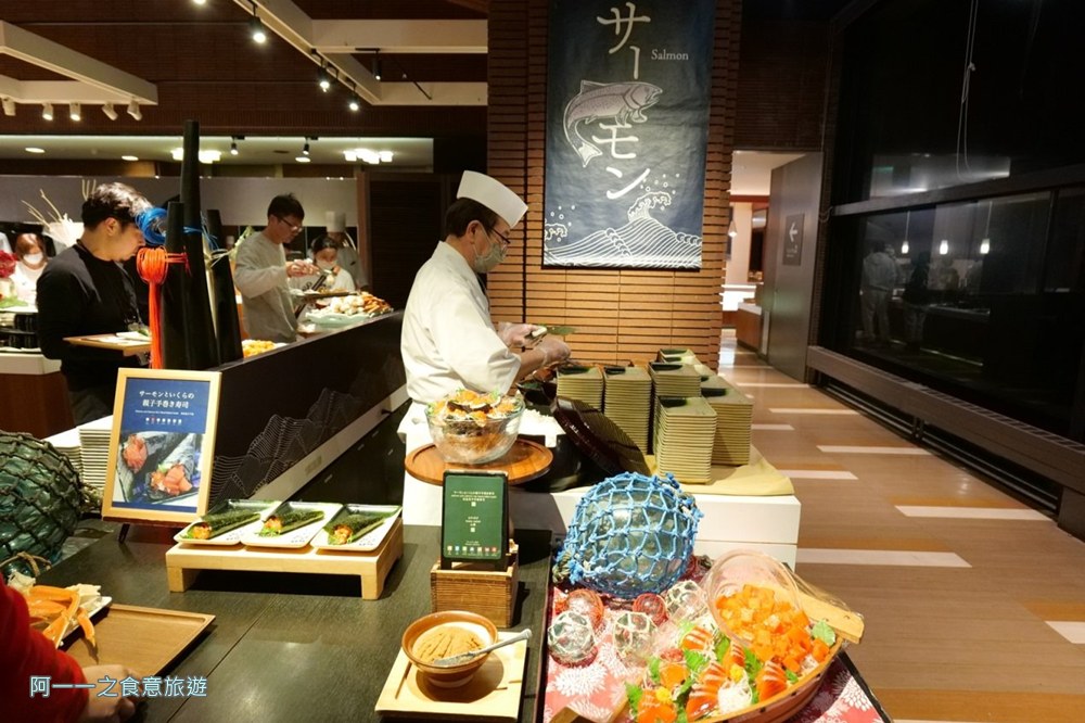 星野TOMAMU渡假村.Buffet.Dining.hal.螃蟹海鮮吃到飽