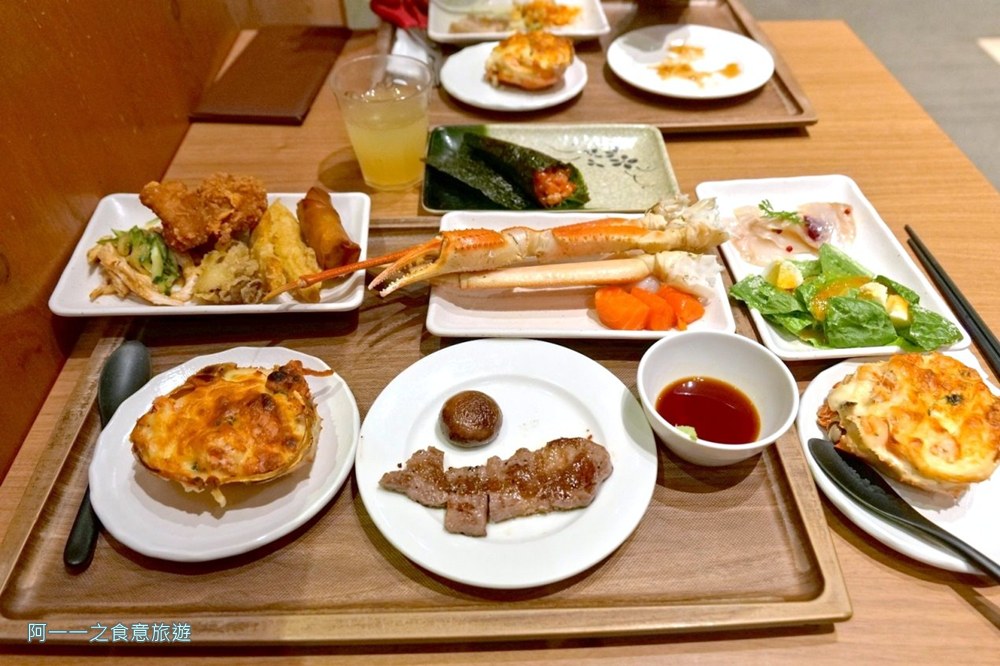 星野TOMAMU渡假村.Buffet.Dining.hal.螃蟹海鮮吃到飽